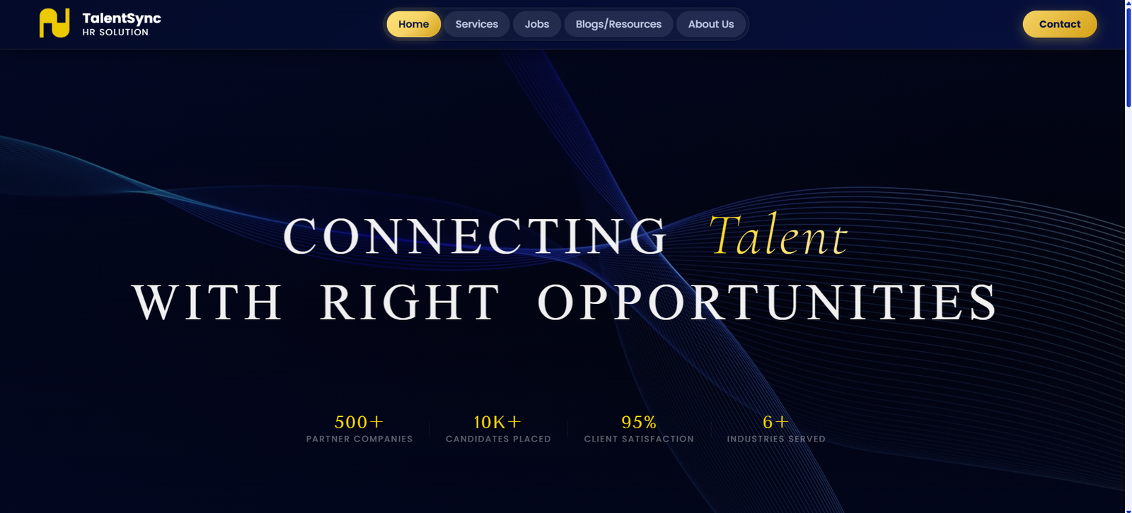 TalentSync HR Hub platform visual
